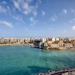 דירה Seafront Penthouse Paradise Views Of Balluta Bay Saint Julian's