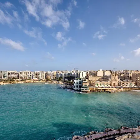 公寓 Seafront Penthouse Paradise Views Of Balluta Bay Saint Julian's