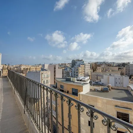 公寓 Seafront Penthouse Paradise Views Of Balluta Bay *