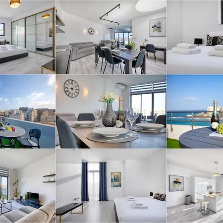 Seafront Penthouse Paradise Views Of Balluta Bay